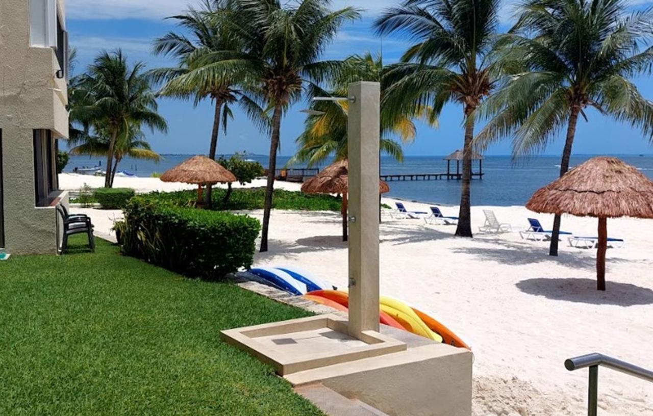 Oceanfront Condo At Unique Location Cancún Exteriör bild